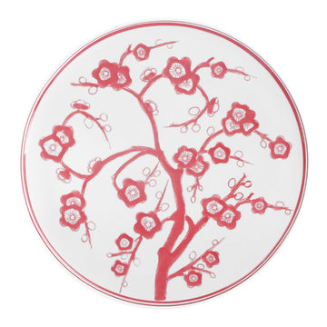 Cherry Blossom 17.7" Ceramic Garden Stool - JONATHAN Y